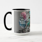 "Spirit Animal" Otter Jan - Feb Coffee Mug (Gauche)
