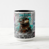 "Spirit Animal" Otter Jan - Feb Coffee Mug (Centre)