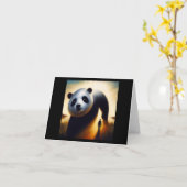 Spirit Animal Panda 3 Kaart (Gele Bloem)