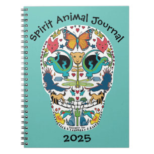 Spirit Animal Sugar Skull Notitieboek Journal