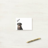 Spirit Beauful Rottweiler Post-it® Notes (Op bureau)