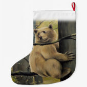 Spirit Beer kerststaart kermode stoppen Grote Kerstsok (Achterkant)