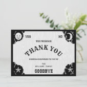 Spirit Board Halloween Carte de remerciements (Debout devant)