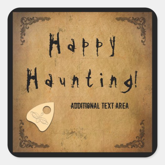 Spirit Board Halloween Haunted Party Sticker (Voorkant)