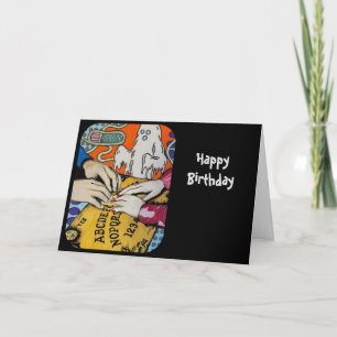 'Spirit Board Whispers' Schilderij op een Kaart