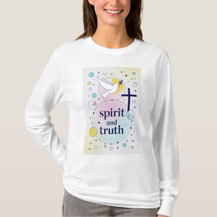 Spirit en Waarheid Christelijke Dames Lange Mouwen T-shirt