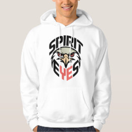 Spirit Eyes Hoodie – Bold Eagle Mascot Design for