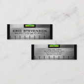 Spirit faux metallic mini visitekaartje (Voorkant / Achterkant)