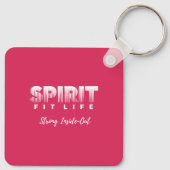 Spirit Fit Life Feeling Wheel Sleutelhanger (Achterkant)