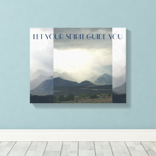 SPIRIT GUIDE CANVAS AFDRUK (Insitu (Houten vloer))