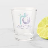 Spirit Haven Logo Shot Glass Shot Glas (Achterkant)
