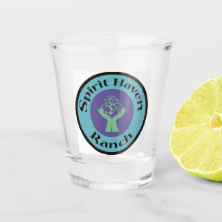 Spirit Haven Ranch Logo Nieuwe kleuren Shot Glass Shot Glas