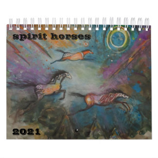 Spirit Horse Art — Kleine agenda met twee pagina's Kalender