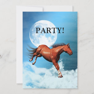 Spirit Horse feestuitnodiging Kaart