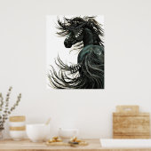 Spirit Horse van Bihrle Poster (Keuken)