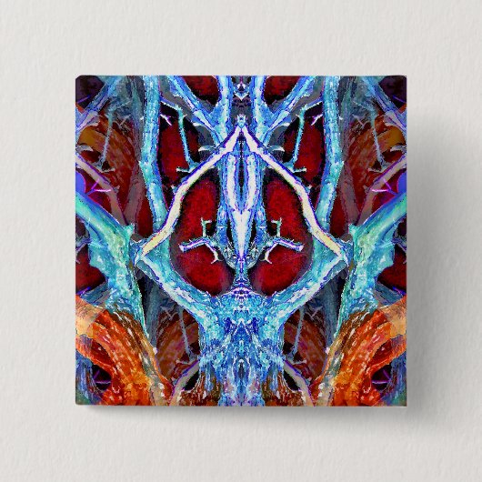 SPIRIT IN DE BOOM VIERKANTE BUTTON 5,1 CM (Voorkant)