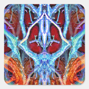 SPIRIT IN DE BOOM VIERKANTE STICKER