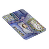 Spirit Kitty Kat Pet Grief Art Magneten (Rechterzijde)