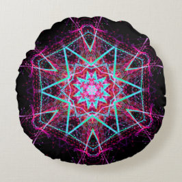Spirit Mandala -1 Rond Sierkussen Kussen