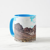 Spirit Mountains Paysage Art Mug Cup (Devant gauche)