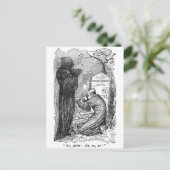 Spirit Nee! (met tekst) Briefkaart (Staand voorkant)