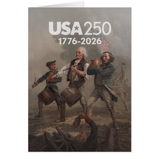 Spirit of 76 - Het 250ste Wenskaart van Amerika (Voorkant)
