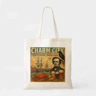 "Spirit of Charm City" Erfgoed Collage Tote'' Tote Bag