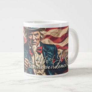 Spirit of Freedom in rood, wit en blauw Extra Grote Beker