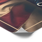 Spirit of Freedom in rood, wit en blauw Poster (Hoek)