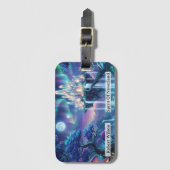 Spirit Of Neverland Never Grow Up Personalized Bagagelabel (Voorkant (verticaal))