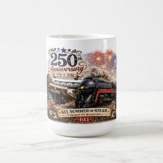 "Spirit of Roanoke" 611 Stoomlocomotief Koffiemok