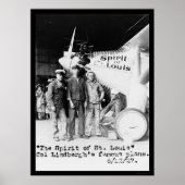 Spirit of St. Louis Airplane 1927 Poster (Voorkant)