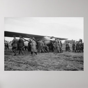 Spirit of St. Louis at Bolling Field, 1929 Poster