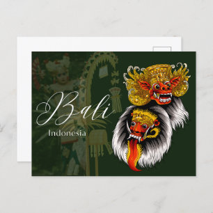 Spirit of Stunning Barong Bali Carte postale