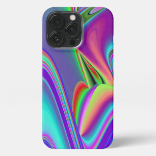 Spirit of Summer Breeze , Abstracte 3D Rainbowart iPhone 13 Pro Hoesje