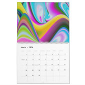 Spirit of Summer Breeze Abstracte 3D Rainbowart Kalender (Mar 2026)