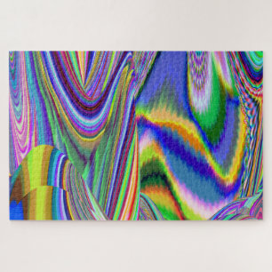 Spirit of Summer Breeze , Abstracte 3D Rainbowart Legpuzzel