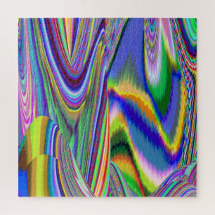 Spirit of Summer Breeze , Abstracte 3D Rainbowart Legpuzzel