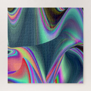 Spirit of Summer Breeze , Abstracte 3D Rainbowart Legpuzzel