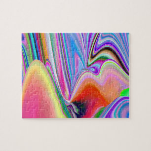 Spirit of Summer Breeze , Abstracte 3D Rainbowart Legpuzzel