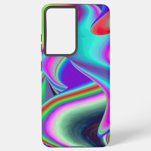 Spirit of Summer Breeze , Abstracte 3D Rainbowart Samsung Galaxy Hoesje (Achterkant)