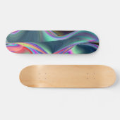 Spirit of Summer Breeze Abstracte 3D Rainbowart Skateboard (Horizontaal)