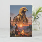 Spirit of the Eagle Kaart (Staand voorkant)