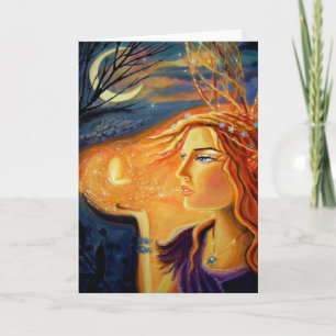 Spirit of the Forest - Fairy Art Wenskaart Kaart