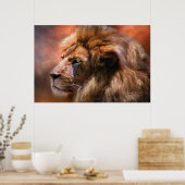 Spirit Of The Lion Art Poster / Imprimer (Cuisine)