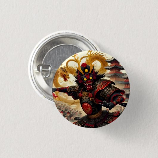 Spirit of the Samurai Button (Voorkant /achterkant)