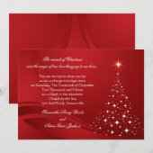 Spirit of the Season Faire-part de mariage (Devant / Derrière)