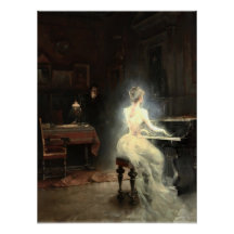 Spirit par George Roux 1885 Affiche Brillante