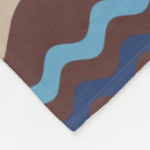 Spirit Path Rock Art Style Fleece Blanket Deken (Hoek)