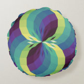 Spirit Pattern 888 Rond Kussen (Achterkant)